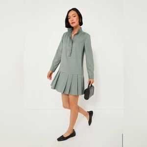 Tuckernuck Palladian Check Tate Green Dress Size Large